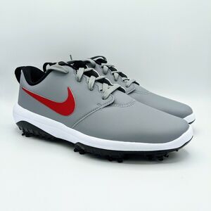 Nike Roshe G Tour Golf Shoes Grey University Red AR5580-003 Men's 8.5/Women's 10